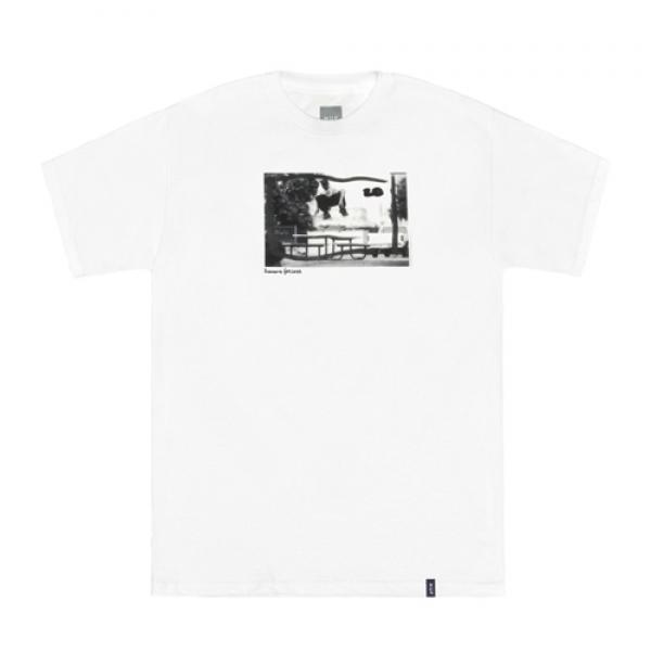 HUF x CHOC KEENAN SWITCH FLIP TEE-WHT